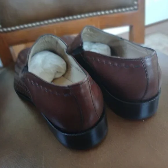 Mens embossed leather formal shoes. - Picture 7 of 8